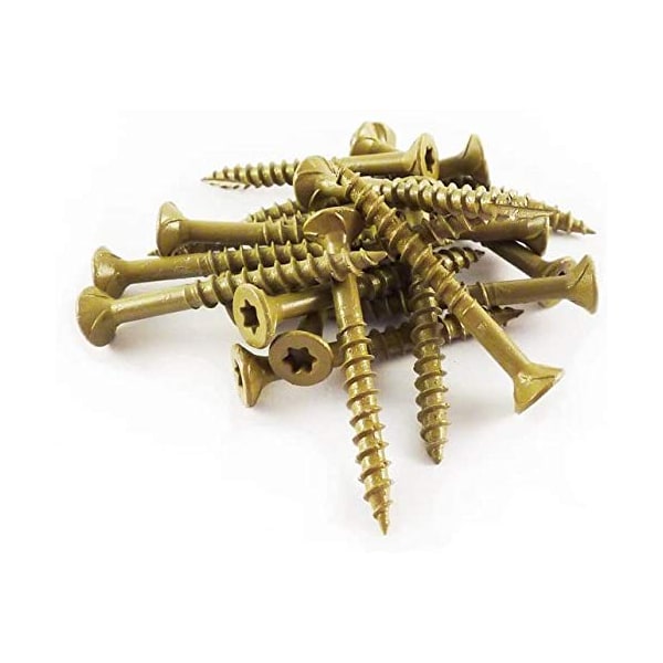 Woodpro Wood Screw, #9, 2 in, Gold Steel Torx Drive, 1 PK AP9X2-1 - main